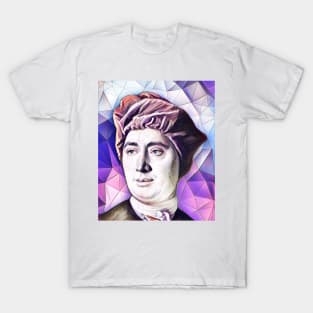 David Hume Pink Portrait | David Hume Artwork 7 T-Shirt